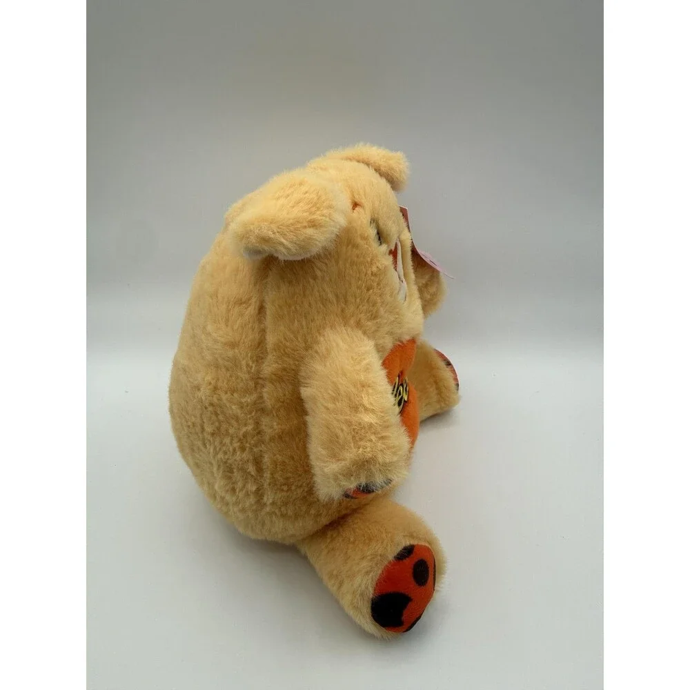 NEW 10 in Dan Dee Reese's Heart Bear Plush Stuffed Animal Toy Tan Orange Cute